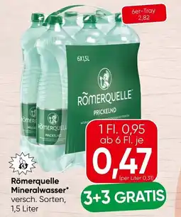 Spar Römerquelle Mineralwasser Angebot
