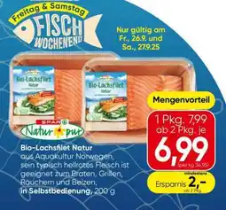 Eurospar Bio-Lachsfilet Natur Angebot