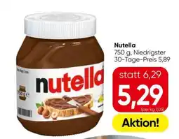 Eurospar Nutella Angebot