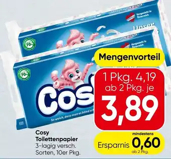 Spar Cosy Toilettenpapier Angebot