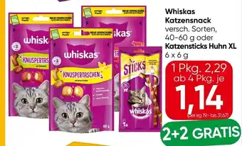 Spar Whiskas Katzensnack Angebot