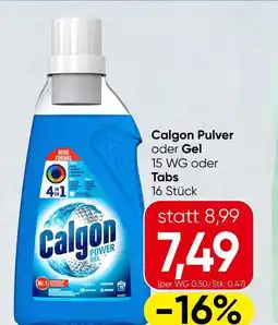 Spar Calgon Pulver oder Gel Angebot