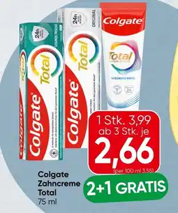 Spar Colgate Zahncreme Total Angebot