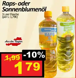 Wurstico Raps- oder Sonnenblumenöl Angebot