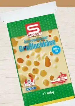 Spar S Budget Großlochkäse Angebot