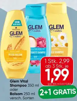 Spar Schwarzkopf Glem Vital Shampoo Angebot