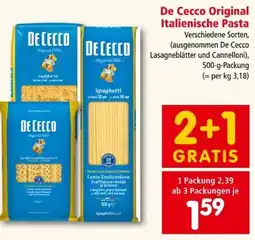 Interspar De Cecco Pasta Angebot