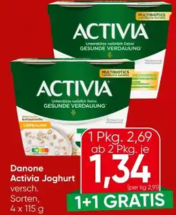 Eurospar Danone Activia Joghurt Angebot