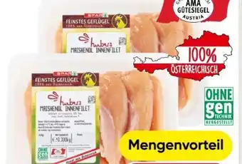 Eurospar Spar Feinstes Geflügel Hendl-Innenfilet Angebot