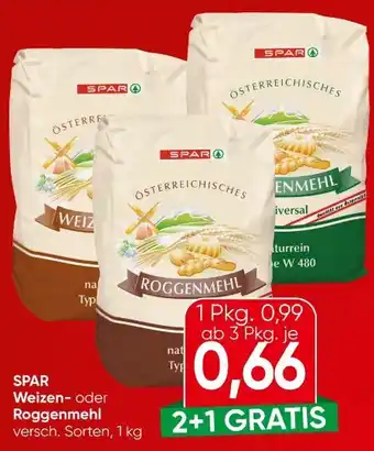 Eurospar Spar Weizenmehl Angebot
