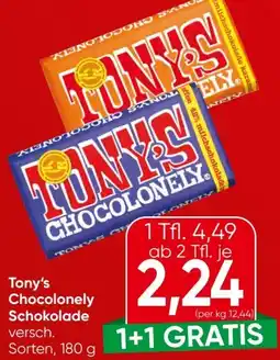 Eurospar Tony's Chocolonely Schokolade Angebot