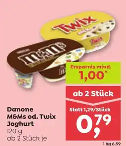 ADEG Danone M&Ms od. Twix Joghurt Angebot