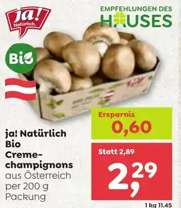 ADEG Ja! Natürlich Bio Creme- champignons Angebot