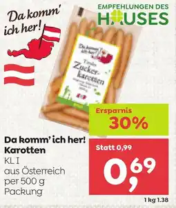ADEG Da komm' ich her! Karotten Angebot
