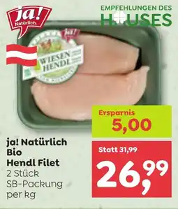 ADEG Ja! Natürlich Hendl Filet Angebot