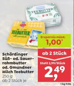 ADEG Schärdinger Süß-od. Sauer- rahmbutter od. Gmundner Milch Teebutter Angebot