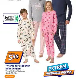 Action Pyjama für Mädchen oder Jungen Angebot