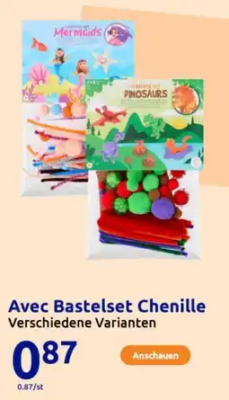 Action Avec Bastelset Chenille Angebot