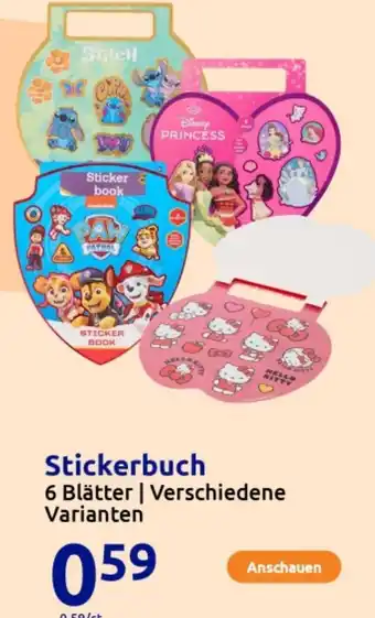 Action Stickerbuch Angebot