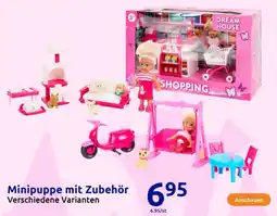 Action Minipuppe mit Zubehör Angebot