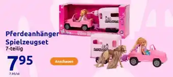Action Pferdeanhänger Spielzeugset Angebot