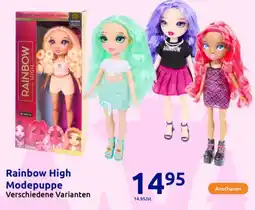Action Rainbow High Modepuppe Angebot