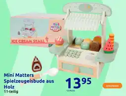 Action Mini Matters Spielzeugeisbude aus Holz Angebot