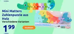 Action Mini Matters Zahlenpuzzle aus Holz Angebot