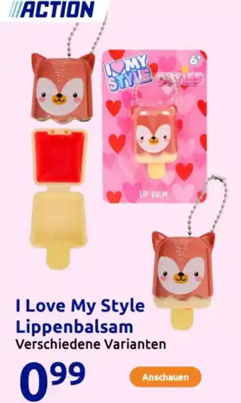 Action I Love My Style Lippenbalsam Angebot