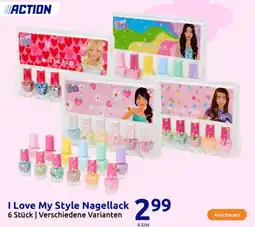Action I Love My Style Nagellack Angebot