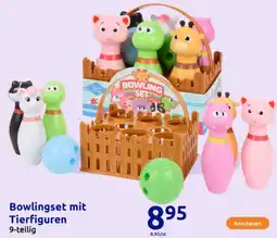 Action Bowlingset mit Tierfiguren Angebot