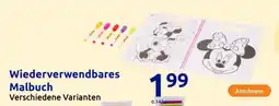 Action Wiederverwendbares Malbuch Angebot