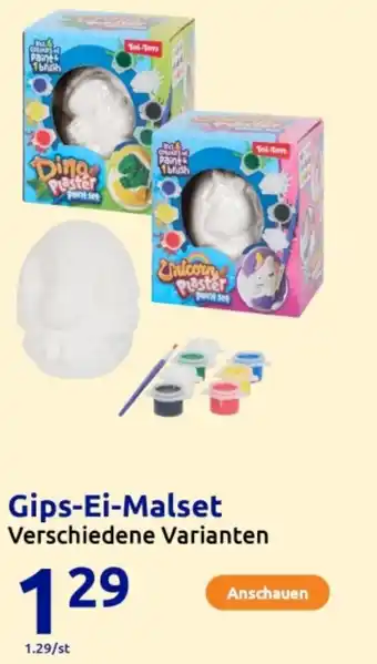 Action Gips-Ei-Malset Angebot