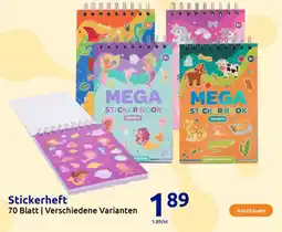 Action Stickerheft Angebot
