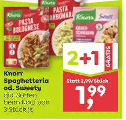 ADEG Knorr Spaghetteria od. Sweety Angebot