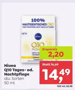 ADEG Nivea Q10 Tages-od. Nachtpflege Angebot