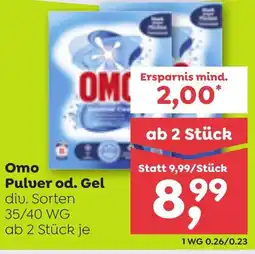 ADEG Omo Pulver od. Gel Angebot