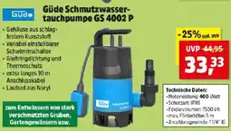 Thomas Philipps Güde Schmutzwasser- tauchpumpe GS 4002 P Angebot