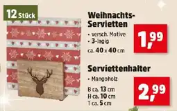 Thomas Philipps Weihnachts- Servietten Angebot