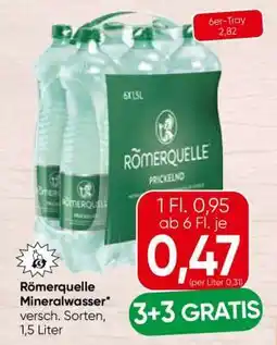 Spar Roemerquelle Mineralwasser Angebot