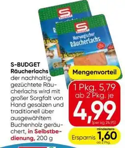 Eurospar S-BUDGET Räucherlachs Angebot