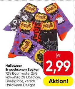 Eurospar Halloween Erwachsenen Socken Angebot