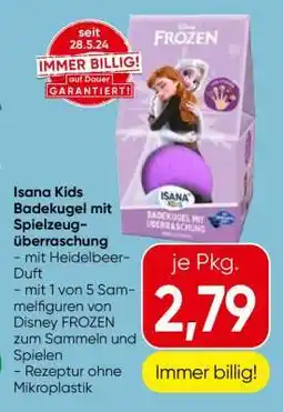 Eurospar Isana Kids Badekugel mit Spielzeug-überraschung Angebot