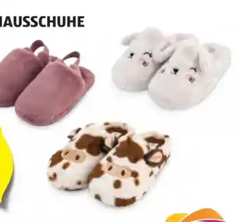 Hofer Up 2 Fashion Basics Damen-Plüsch-Hausschuhe Angebot