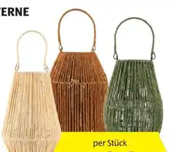 Hofer Home Creation Geflochtene Laterne für Kerzen Angebot