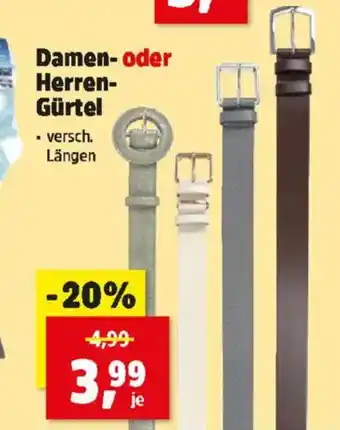 Thomas Philipps Damen- oder Herren- Gürtel Angebot