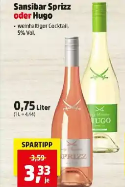 Thomas Philipps Sansibar Sprizz oder Hugo Angebot