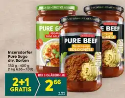 Billa Inzersdorfer Pure Sugo div. Sorten Angebot