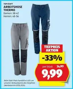 Hofer ARBEITSHOSE THERMO Angebot