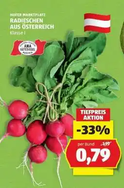 Hofer Radieschen aus Österreich Angebot